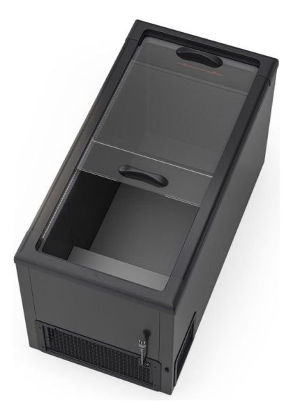 Freezer Gelopar Ghd-400lb Negro 395 Lt 2 Puertas De Vidrio - Imagen 4
