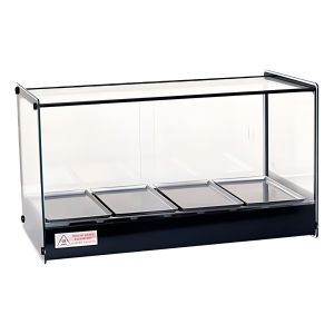 Vitrina Sobre Mostrador De Calor Tita 4 Bandejas C/humif Cur
