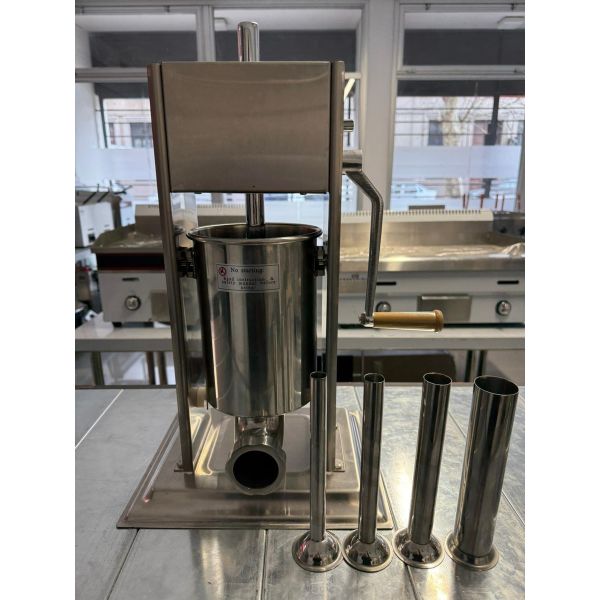Embutidora Manual 3 Litros Comercial Chorizos Churrera - Imagen 2