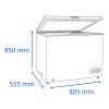 Freezer Horizontal James Fhj 210 Bajo Consumo - Color Blanco - Imagen 2