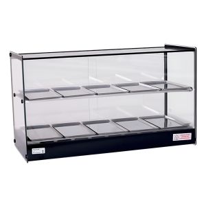 Vitrina Sobre Mostrador Tita 10 Bandejas Vidr Recto C Humidi