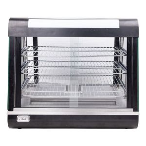 Vitrina Sobre-mostrador Con Calor 4 Caras De Vidrio