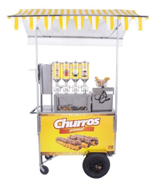 Carro Completo Para Venta De Churros R2 4 Maquinas - Imagen 8