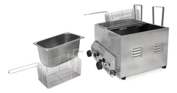 Freidora Doble A Gas Metvisa De 6 Litros Fg3d - Imagen 3