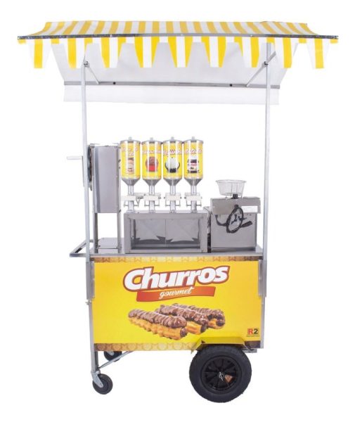 Carro Completo Para Venta De Churros R2 4 Maquinas - Imagen 2