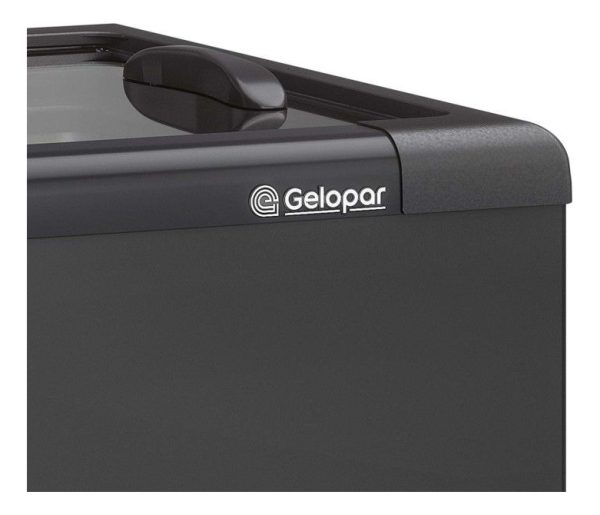 Freezer Gelopar Ghd-400lb Negro 395 Lt 2 Puertas De Vidrio - Imagen 3