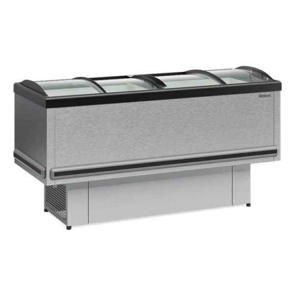 Isla Pozo De Frio Freezer Comercial 520 Lts Vidrio Curvo - Imagen 2