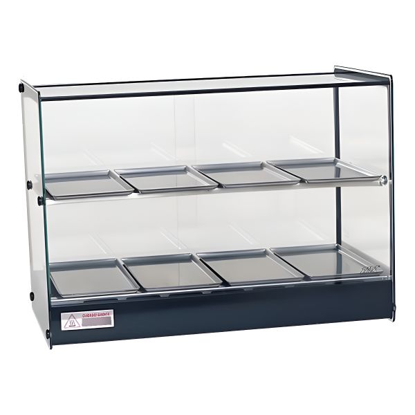 Vitrina Sobre Mostrador De Calor 8 Bandejas Tita C Humidific
