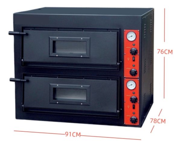 Horno Pizzero Doble Comercial A Gas Unique - Imagen 2