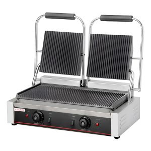 Grill Electrico Doble Comercial Pan Sandwiches 58x40 Cm