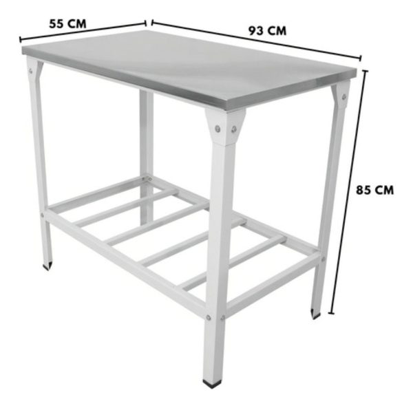 Mesada Acero Inox 93 X 55cm. Innal - Imagen 2