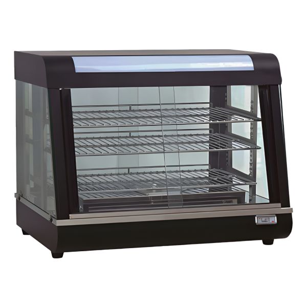 Vitrina Sobre Mostrador De Calor Vidrio Recto Unique