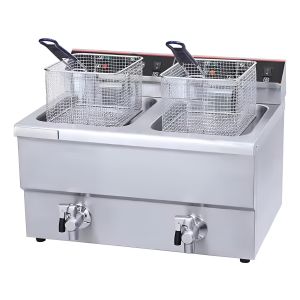 Freidora Fritador Unique Comercial 12+12 Lt Llave P Desagüe