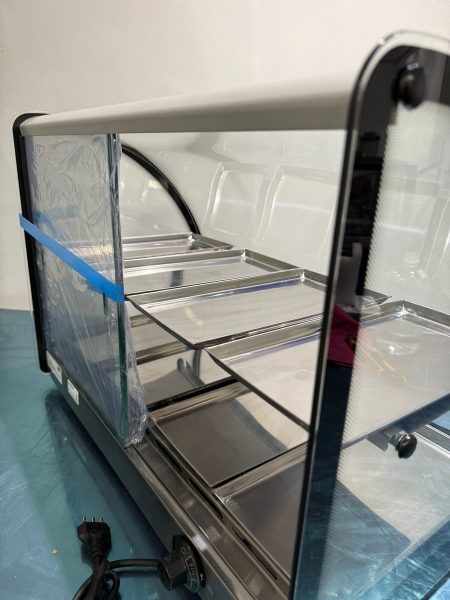 Vitrina Sobre Mostrador De Calor Tita 8 Bandejas C Humidific - Imagen 2
