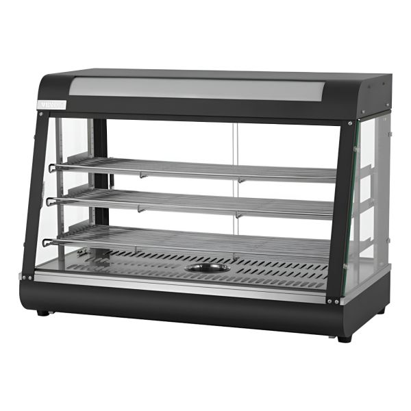 Vitrina Sobre Mostrador De Calor Vidrio Recto Unique