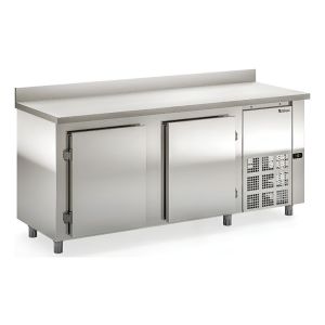 Bajo Mostrador Acero Inox, 2 Puertas 2 Mt Gelopar Gbfe-200