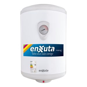 Calefon Termotanque Enxuta 30 Litros Acero Color Blanco