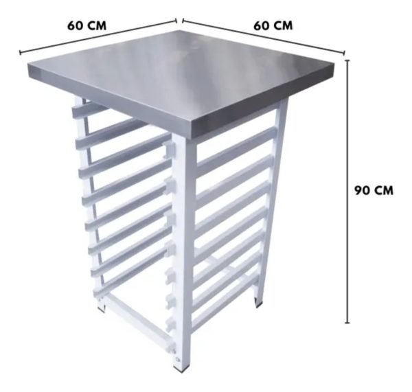 Horno Elect 4 Bandejas 35x35 Cm Tita Con Mesa Gavillar Innal - Imagen 3