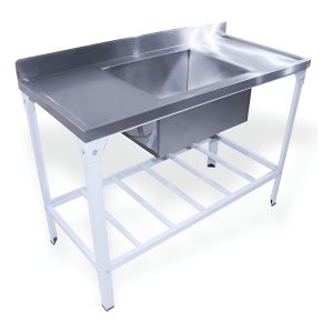 Mesada Acero Inox Con Pileta 117 X 55 Cm. Innal
