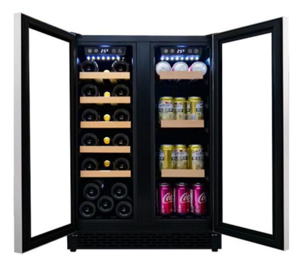 Cava Enfriador De Vino 20 Botellas 5 Estantes De Madera - Imagen 2