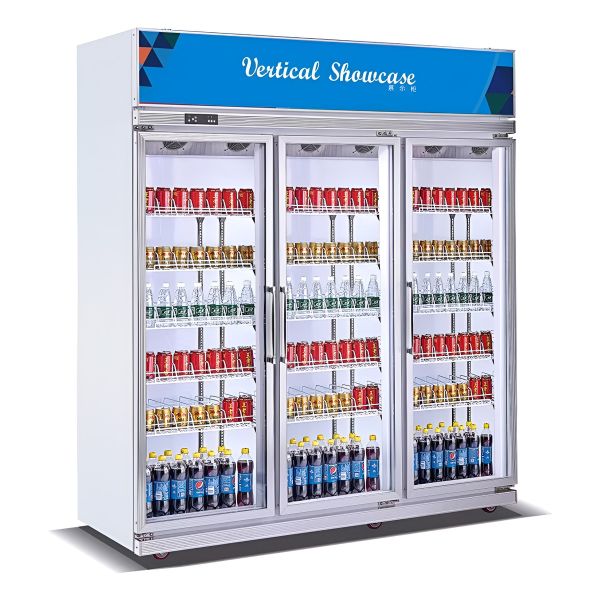 Vitrina Heladera Expositor 1800 Lt Unique 3 Puertas Vertical