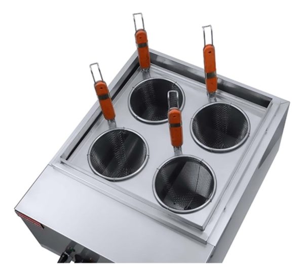 Cocinador Cuece Pasta Comercial 4 Canastos Electrico Unique - Imagen 2