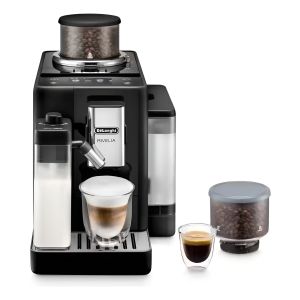 Cafetera Delonghi Rivelia Superautomatica Color Negro