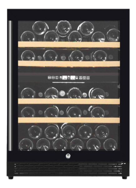 Cava Enfriador De Vino Dual 4 Estantes De Madera 49 Botellas - Imagen 2