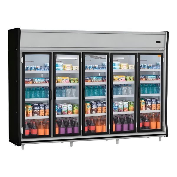 Heladera Expositor 6 Puertas 2530lts Gelopar Gevp-6 -