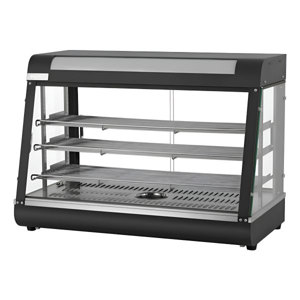 Vitrina Sobre Mostrador De Calor Vidrio Recto Unique