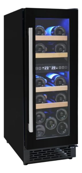 Cava Enfriador De Vino 17 Botellas 4 Estantes De Madera - Imagen 4