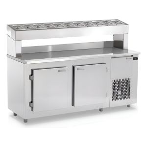 Bajo Mostrador Refrigerado 2 Mts Con Topinera | Gelopar