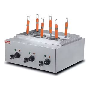 Cuece Cocinador De Pasta Electrico Unique 6 Canastos De Mesa