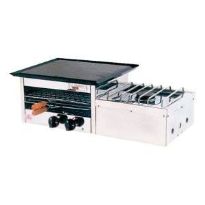 Chivetero A Gas Con Plancha Gratinador Y Hornalla Morelli