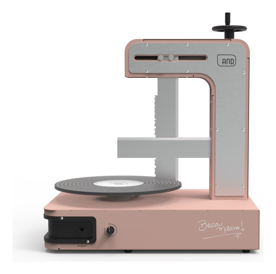 Nivelador Para Tartas, Eléctrico Y Rosa, Liso, Para Decorar Tartas, 50 Kg - Imagen 3