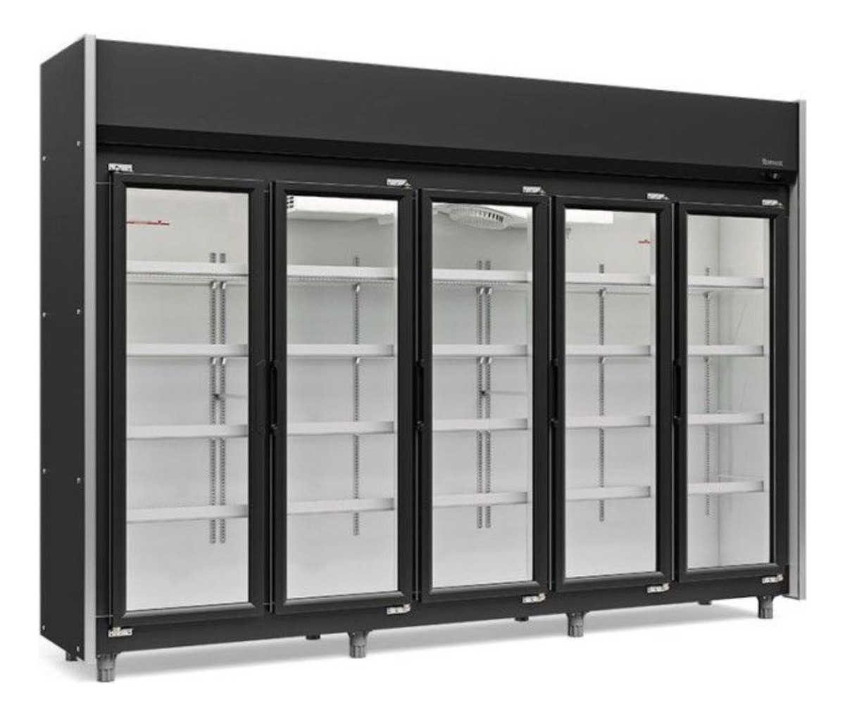 Gelopar Expositor Vertical Geas 5p Lb Preto 5p 2,95 M - Imagen 2