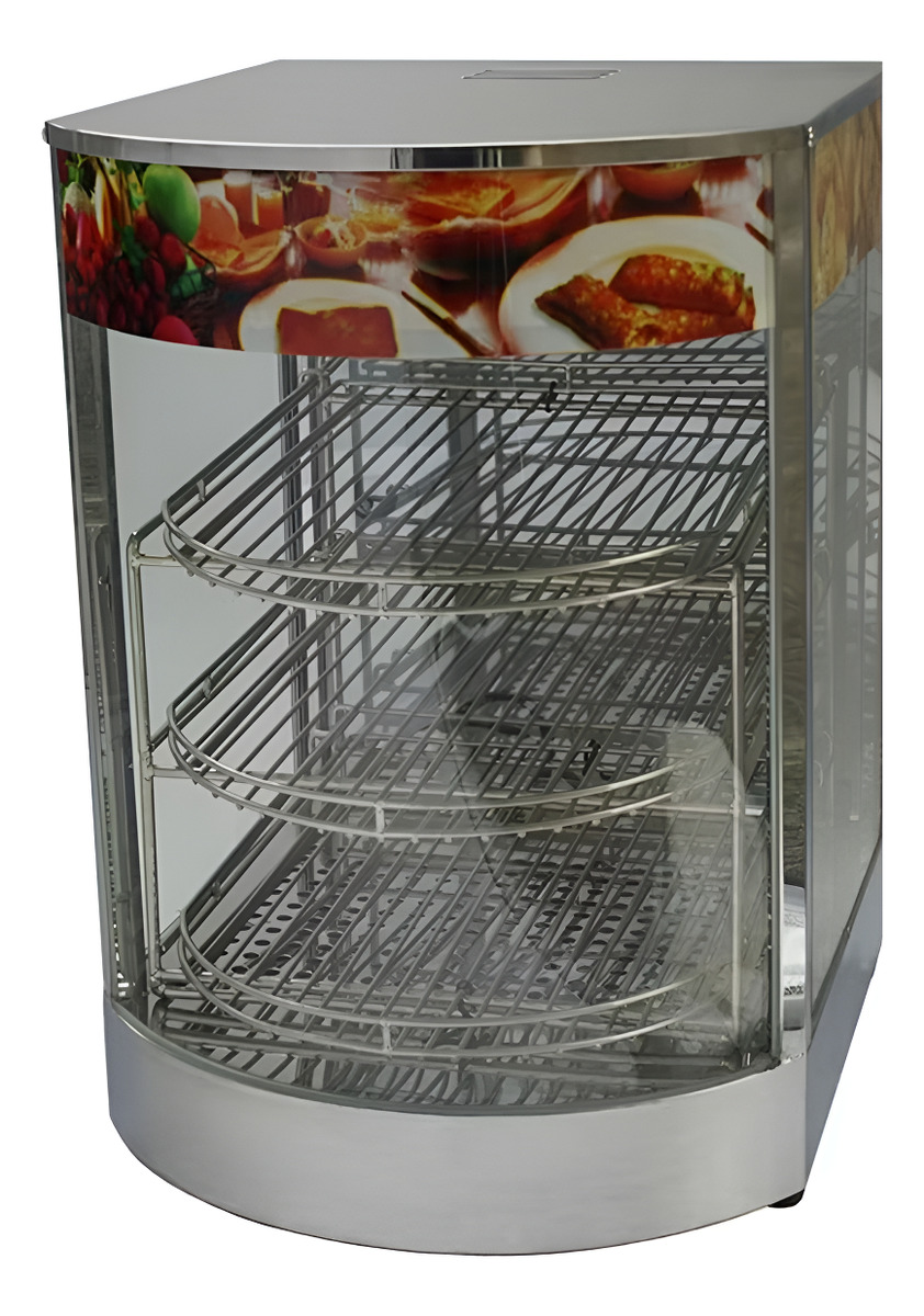 Vitrina Sobre Mostrador De Calor Lundar Fw-1p