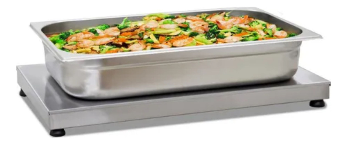 Placa Buffet Mantenedora De Calor Tita 108x32 Cm - Imagen 2