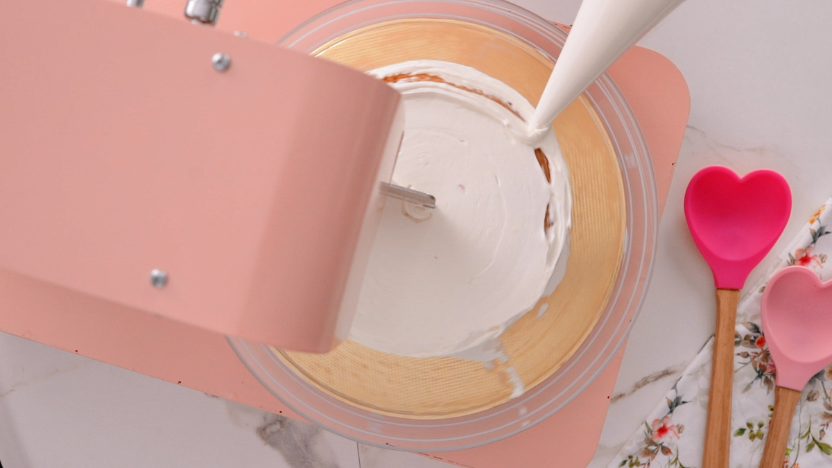 Nivelador Para Tartas, Eléctrico Y Rosa, Liso, Para Decorar Tartas, 50 Kg - Imagen 5