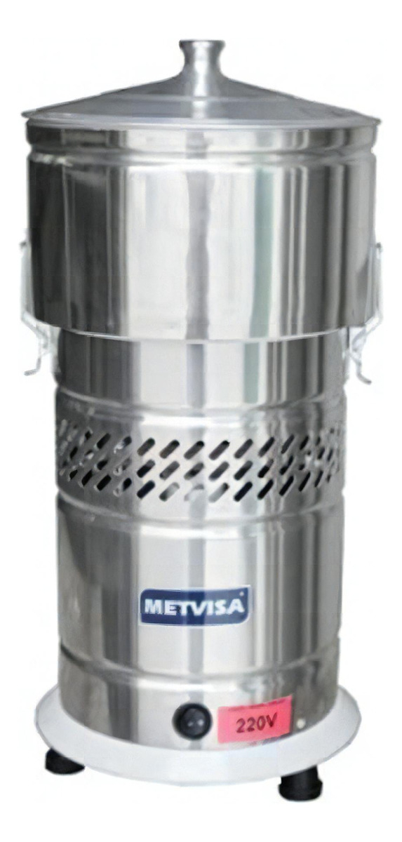 Cutter Procesadora Industrial Metvisa 8l Acero Uso Intensivo Color Plateado - Imagen 2