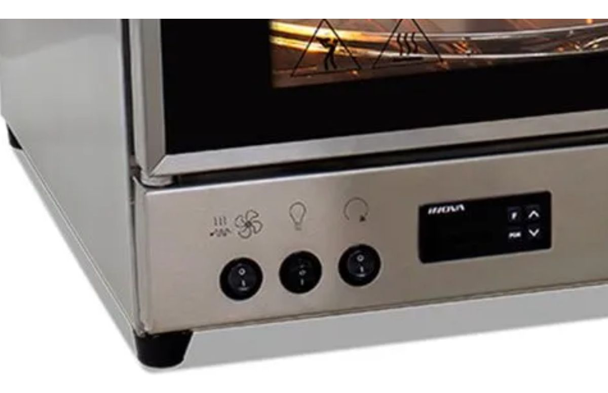 Horno De Mesa Eléctrico Tita Giratorio 4 Bandejas Digital - Imagen 3