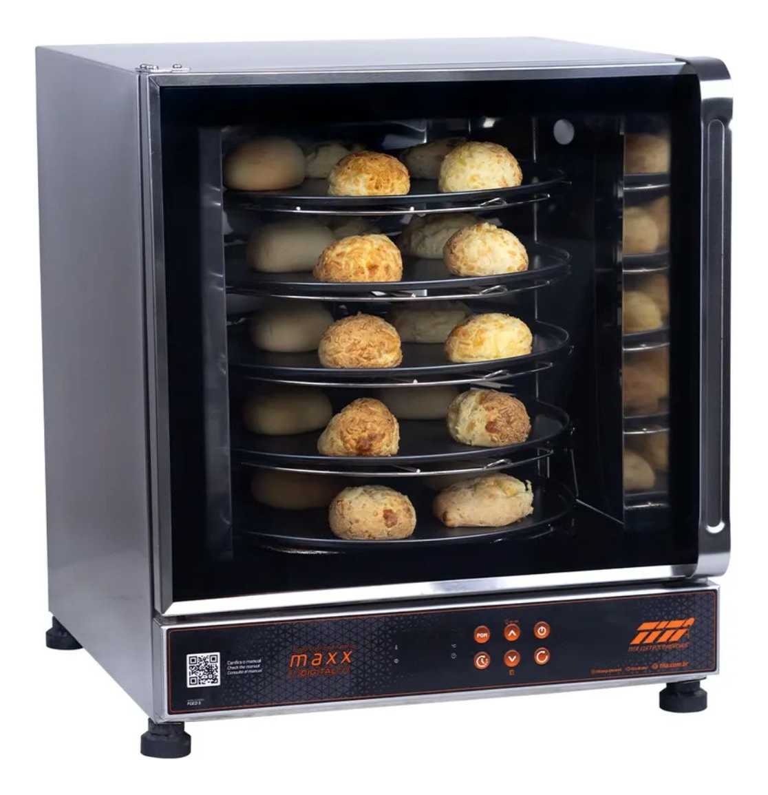 Horno Comercial Tita Giratorio Electrico 5 Bandejas Digital - Imagen 2