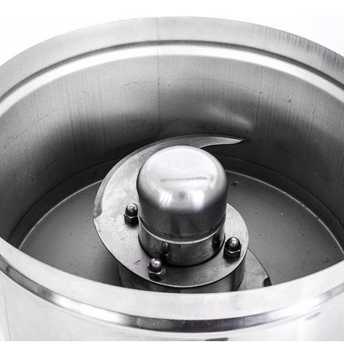 Cutter Procesadora Industrial Metvisa 8l Acero Uso Intensivo Color Plateado - Imagen 3