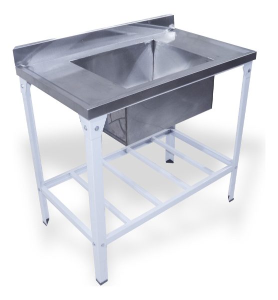 Mesada De Trabajo Acero Inox 93 X 55 Cm Con Pileta Innal - Imagen 2