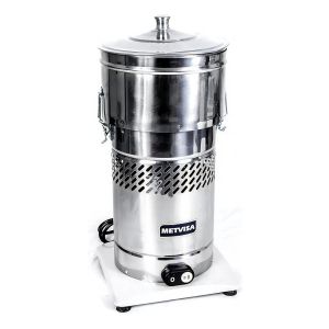 Cutter Procesadora Industrial Metvisa 8l Acero Uso Intensivo Color Plateado