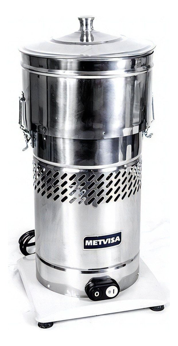 Cutter Procesadora Industrial Metvisa 8l Acero Uso Intensivo Color Plateado