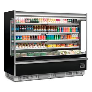 Soporte Vertical Abierto Para Refrigerador/exhibición Topaz Gsto-2400-p, Color Negro