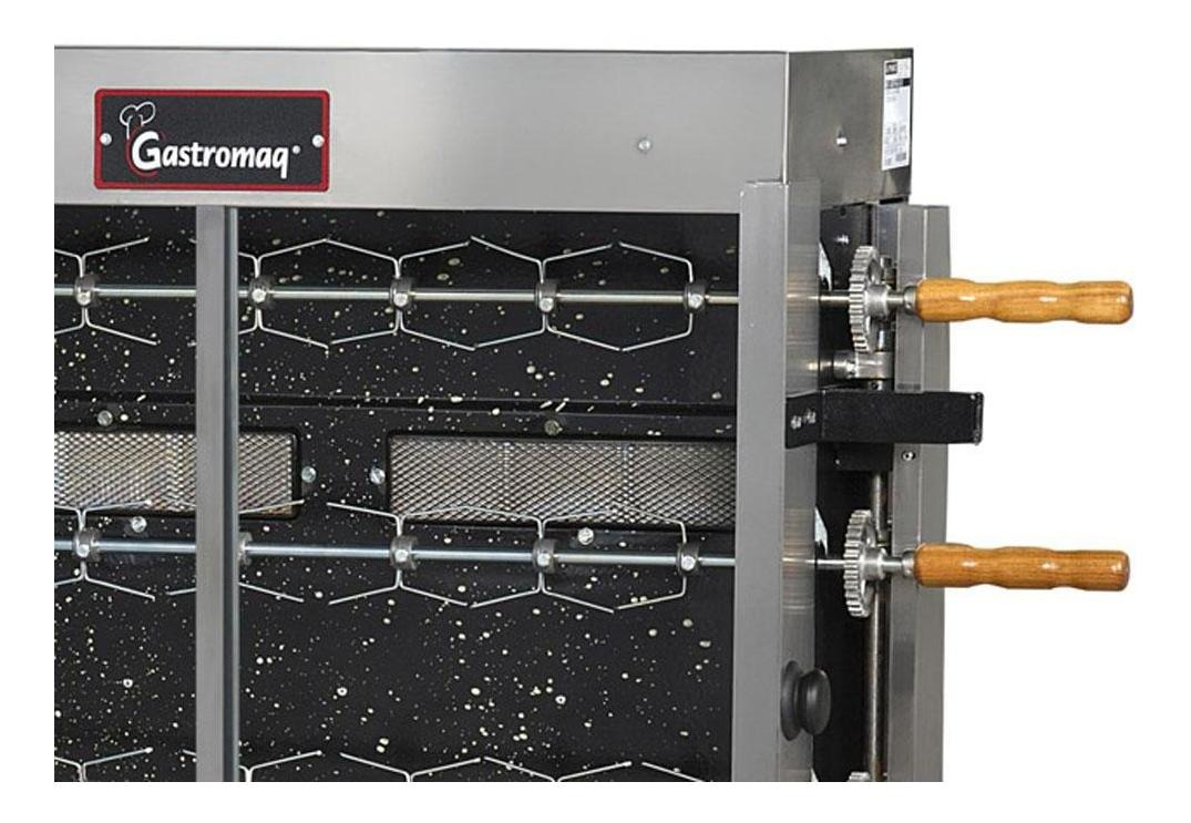 Horno Spiedo De 4 Espadas Para 20 Pollos Gastromaq - Imagen 2
