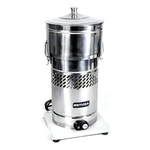 Cutter Procesadora Industrial Metvisa 8l Acero Uso Intensivo Color Plateado