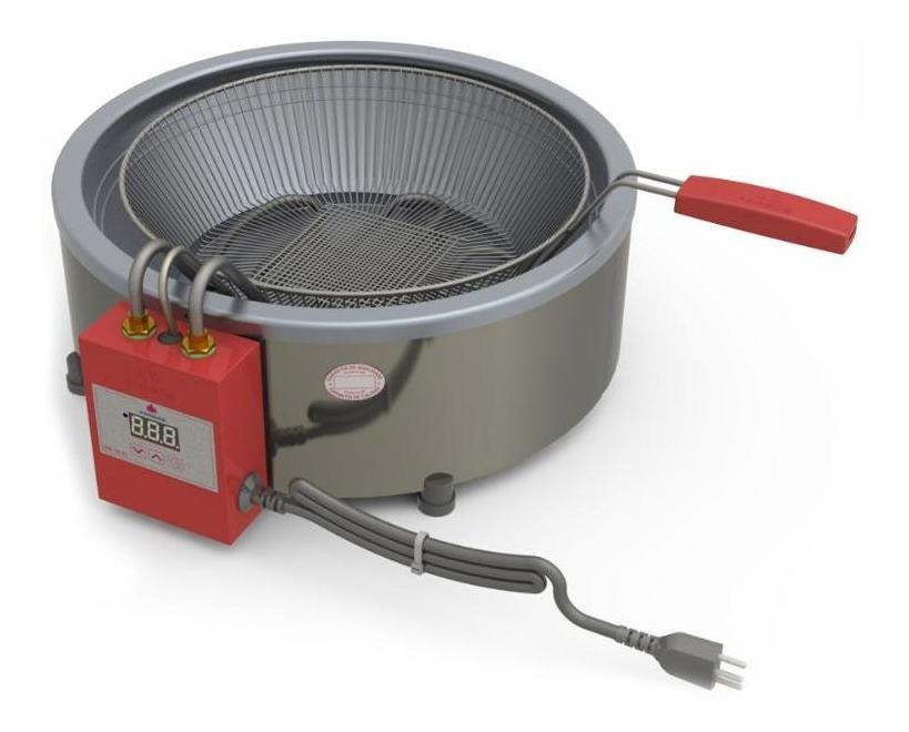 Freidora Industrial Progás Pr-70 El 7l Plateada 50 Hz X 60 Hz